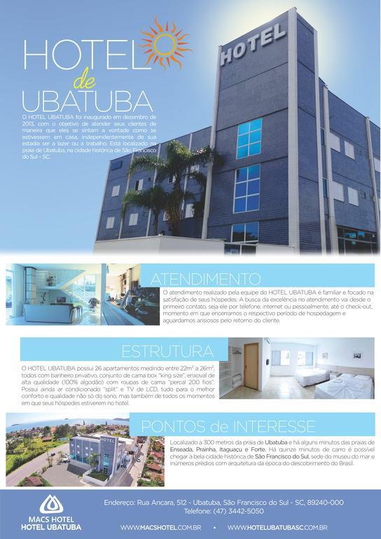 Macs Hotel Sao Francisco do Sul Exterior foto